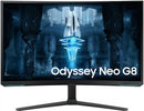 מסך מחשב גיימינג קעור ''Samsung Odyssey Neo G8 S32BG850NP 4K UHD HDR2000 Mini LED VA 31.5