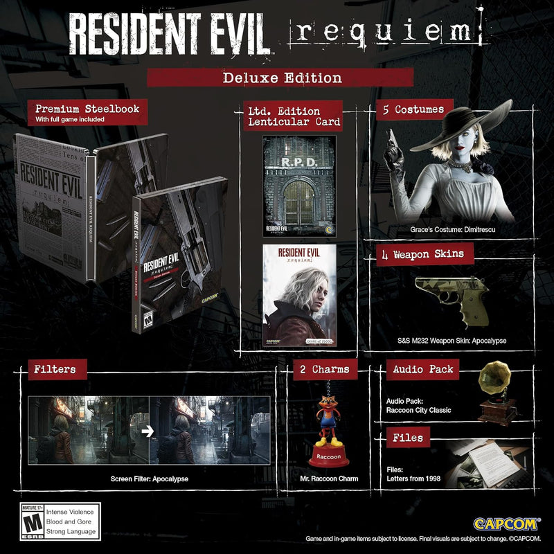 PS5 - Resident Evil Requiem Deluxe Edition with Steel Box