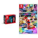 קונסולה Nintendo Switch - (Neon Red/Neon blue) ו-Mario Kart 8 Deluxe