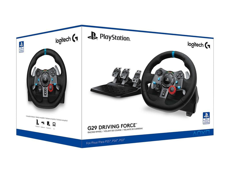 סט סט הגה מירוצים Logitech G923 RACING PS5