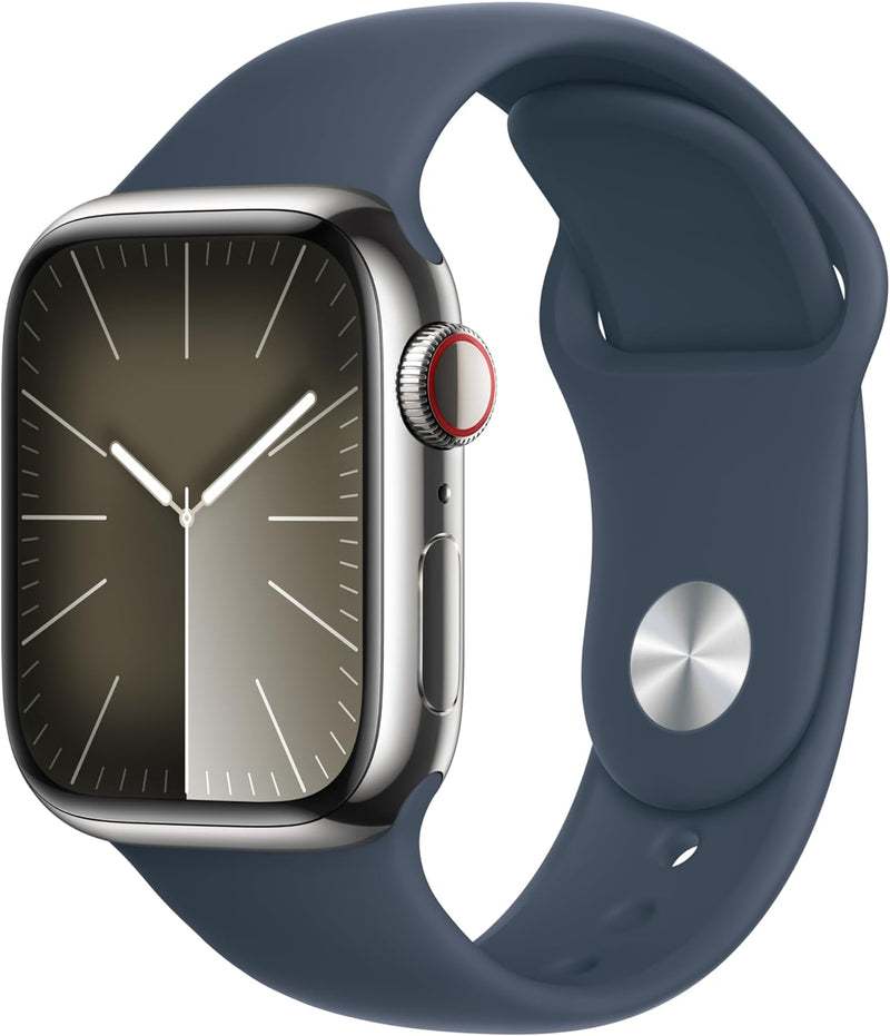 Apple Watch Series 9 Stainless Steel with Sport Band