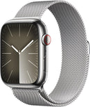 Apple Watch Series 9 Stainless Steel with Milanese Loop