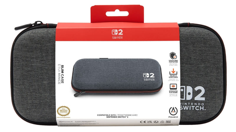 נרתיק נשיאה Nintendo Switch 2 Dark Heather Grey Case