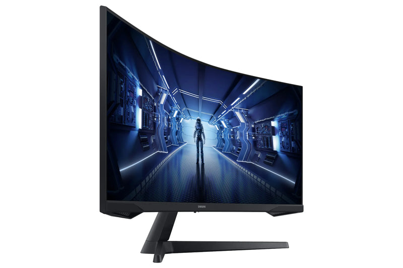 מסך מחשב גיימינג קעור Samsung Odyssey G5 C34G55TWWP 34'' LED VA UW - צבע שחור