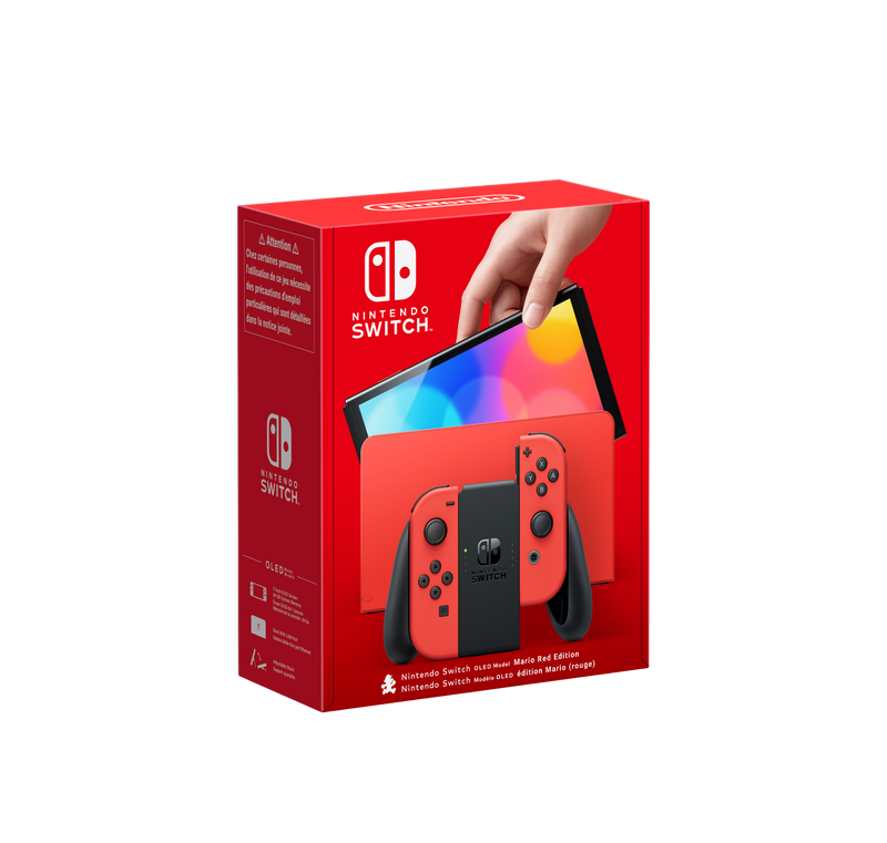 Nintendo Switch OLED Mario Red Edition אחריות יבואן רשמי