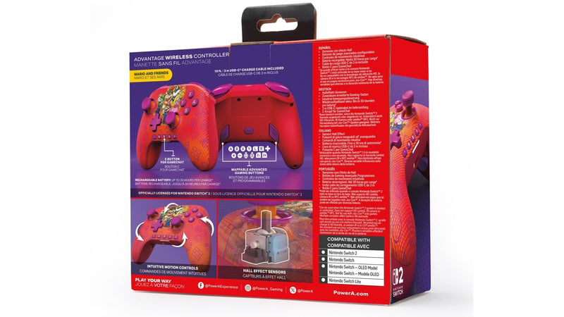 שלט אלחוטי  Nintendo Switch 2 – Advantage wireless controller Mario and Friends