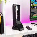 מעמד עם תאורת LED Fortnite  3 ב- 1 אוזניות סלולר עם בקר