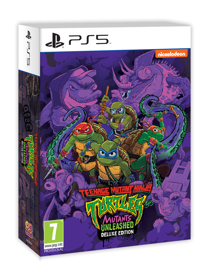 PS5 TEENAGE MUTANT NINJA TURTLES Mutants Unleashed Deluxe Edition