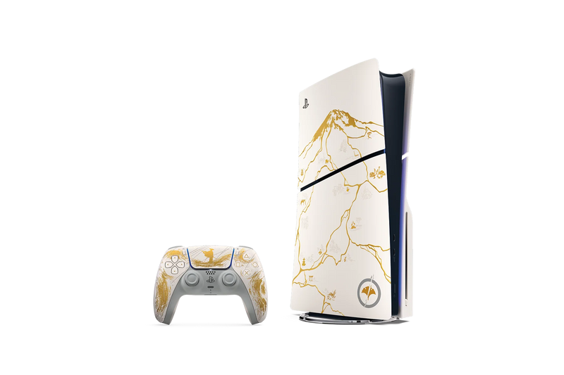 PlayStation 5 Slim Blue-Ray 1TB - קונסולת פלייסטיישן 5 + Ghost of Yotei Limited Edition