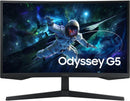 מסך מחשב גיימינג קעור Samsung Odyssey G5 S27CG552EM 27 Inch QHD 165Hz - צבע שחור