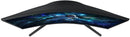 מסך מחשב גיימינג קעור Samsung Odyssey G5 S27CG552EM 27 Inch QHD 165Hz - צבע שחור