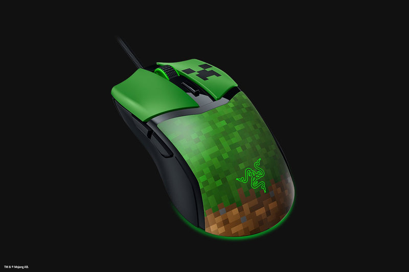 עכבר גיימינג RAZER Cobra RGB Minecraft Edition