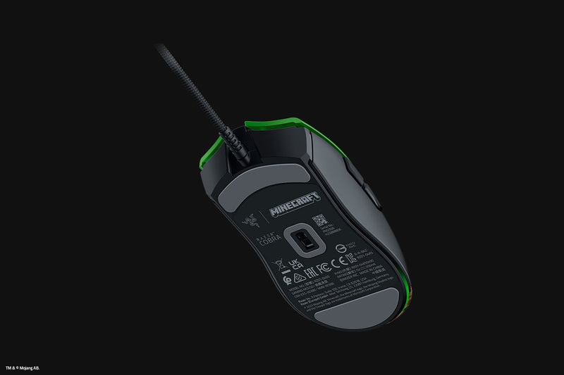עכבר גיימינג RAZER Cobra RGB Minecraft Edition