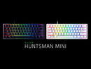 מקלדת גיימינג אופטית מקוצרת RAZER HUNTSMAN MINI