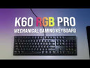 מקלדת גיימינג CORSAIR K60 RGB PRO LOW PROFILE Cherry MX Switches
