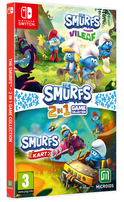 NINTENDO SWITCH - THE SMURFS 2-IN-1 GAME COLLECTION