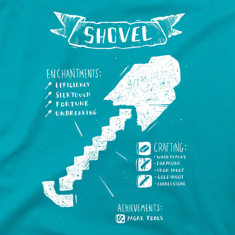 חולצה MINECRAFT: Shovel Diagram
