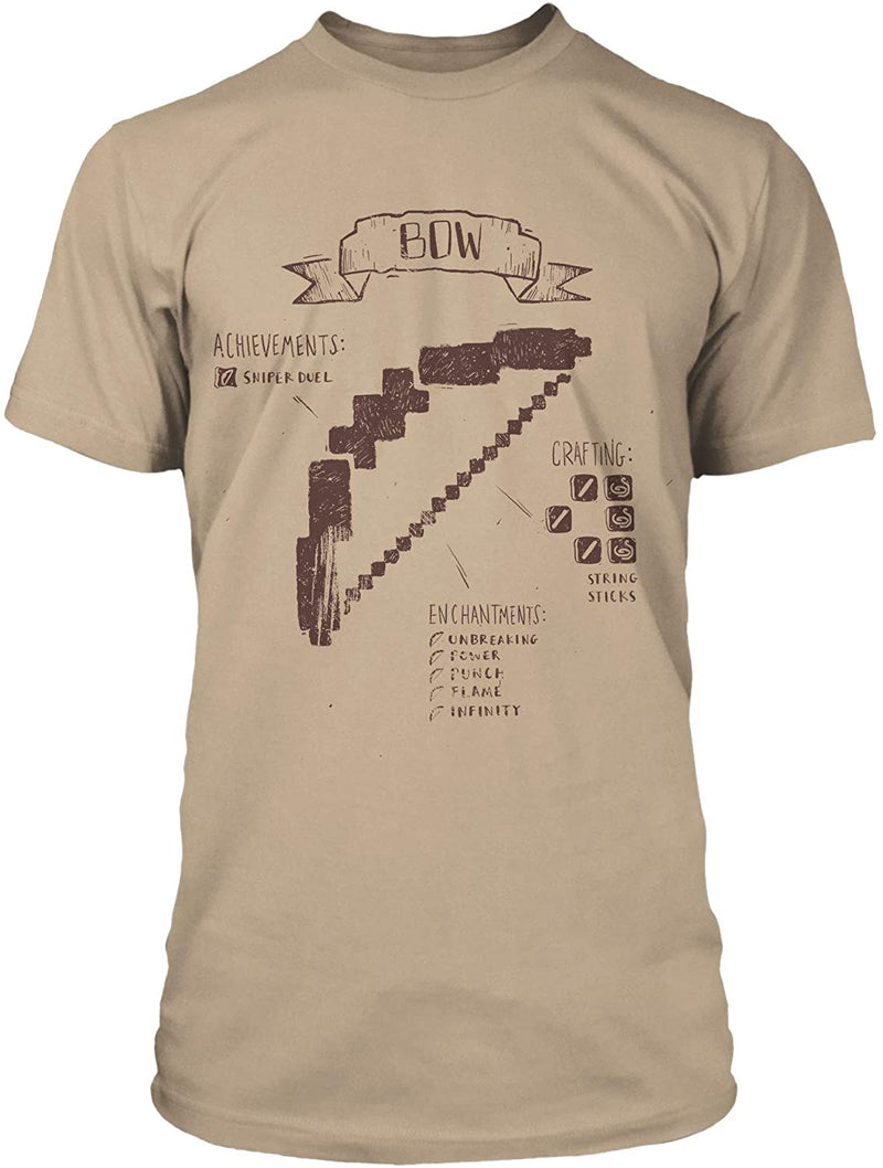 חולצה MINECRAFT: Bow Diagram