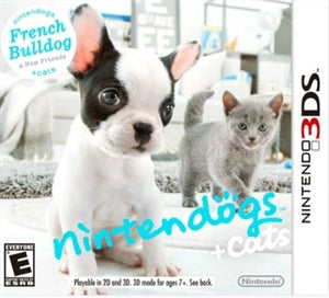 3DS - Nintendogs + Cats: French Bulldog - NTSC