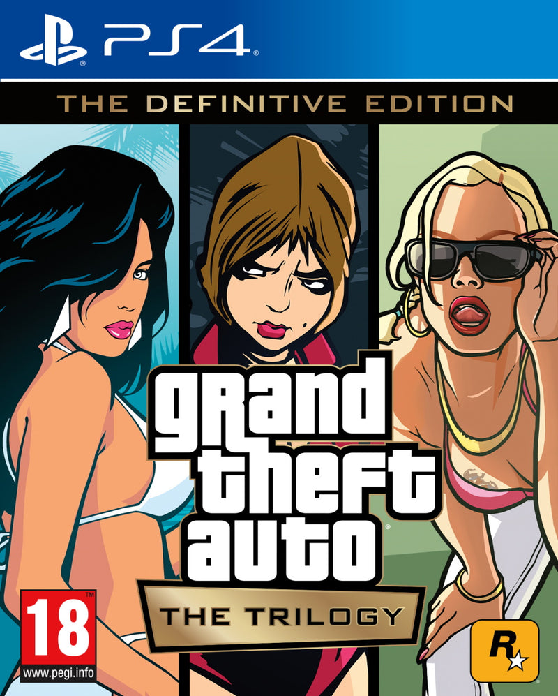 PS4 - ׂGTA // Grand Theft Auto: The Trilogy - THE DEFINITIVE EDITION